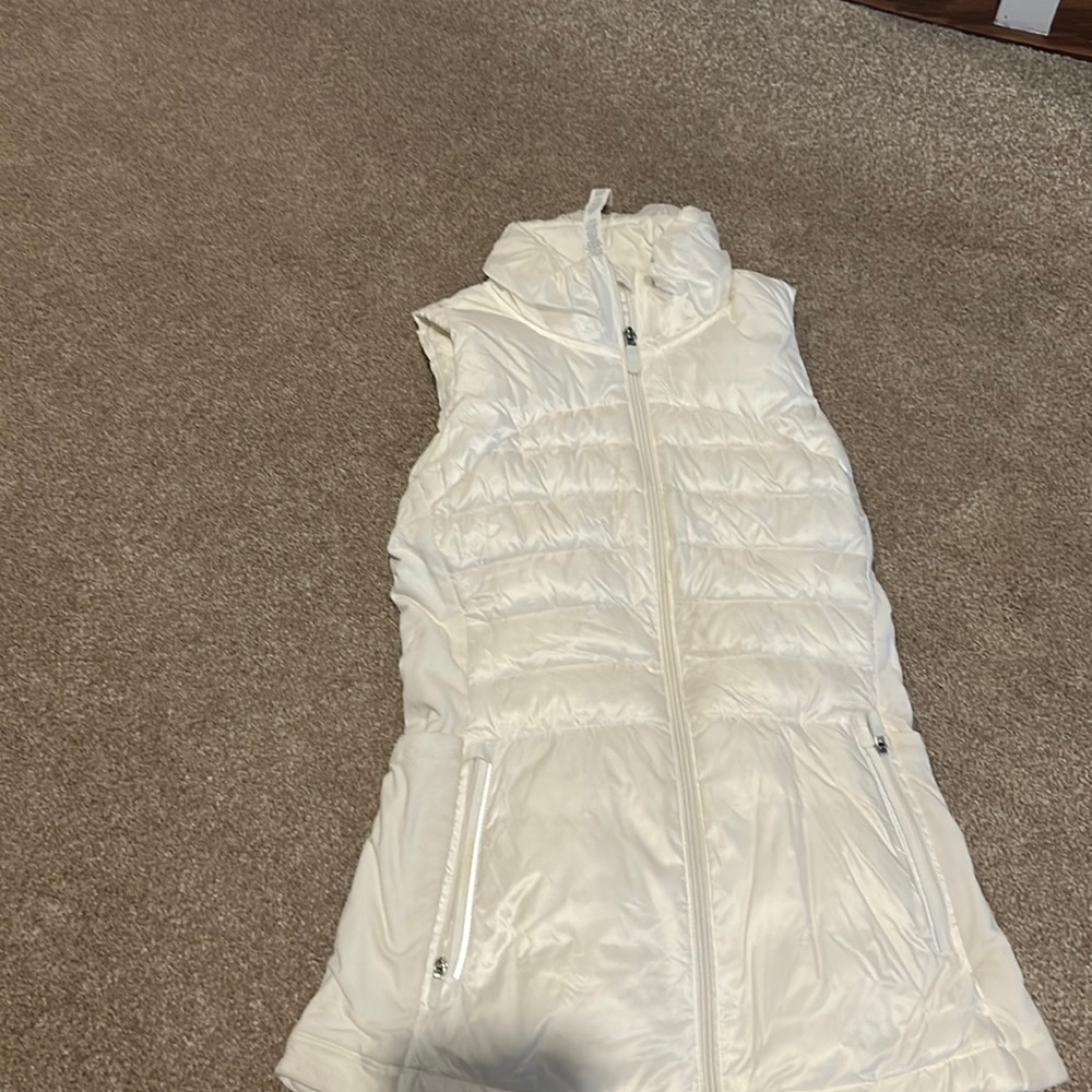 White lulu lemon vest